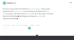 Desktop Screenshot of niteeshyadav.com